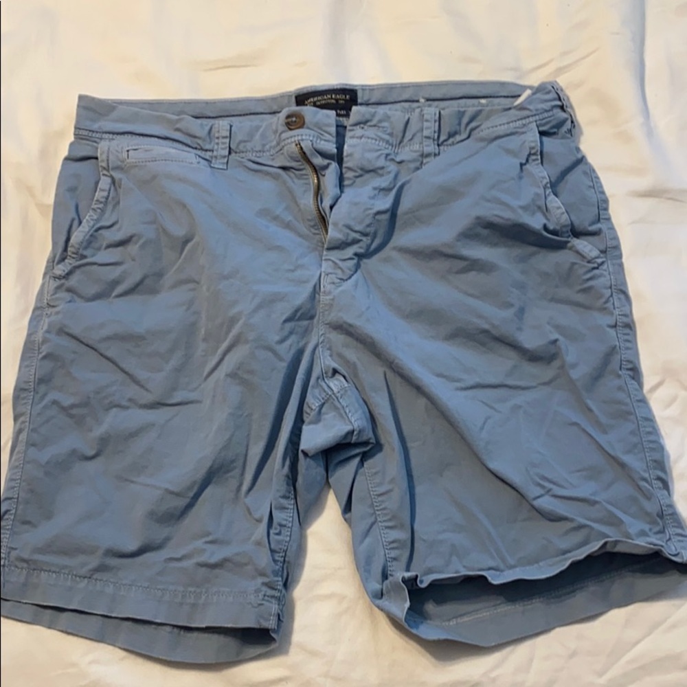 Light blue American Eagle cargo shorts
